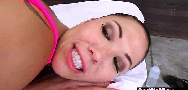  (london keyes) Big Butt Girl Oiled All Over Get Anal Nail video-20